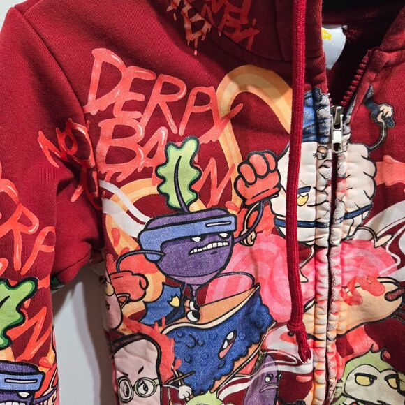 FGTeeV Derpy Bacon And Meggz  Kids Size M/L Hoodie Missing Hoodie Graphics - Picture 3 of 8